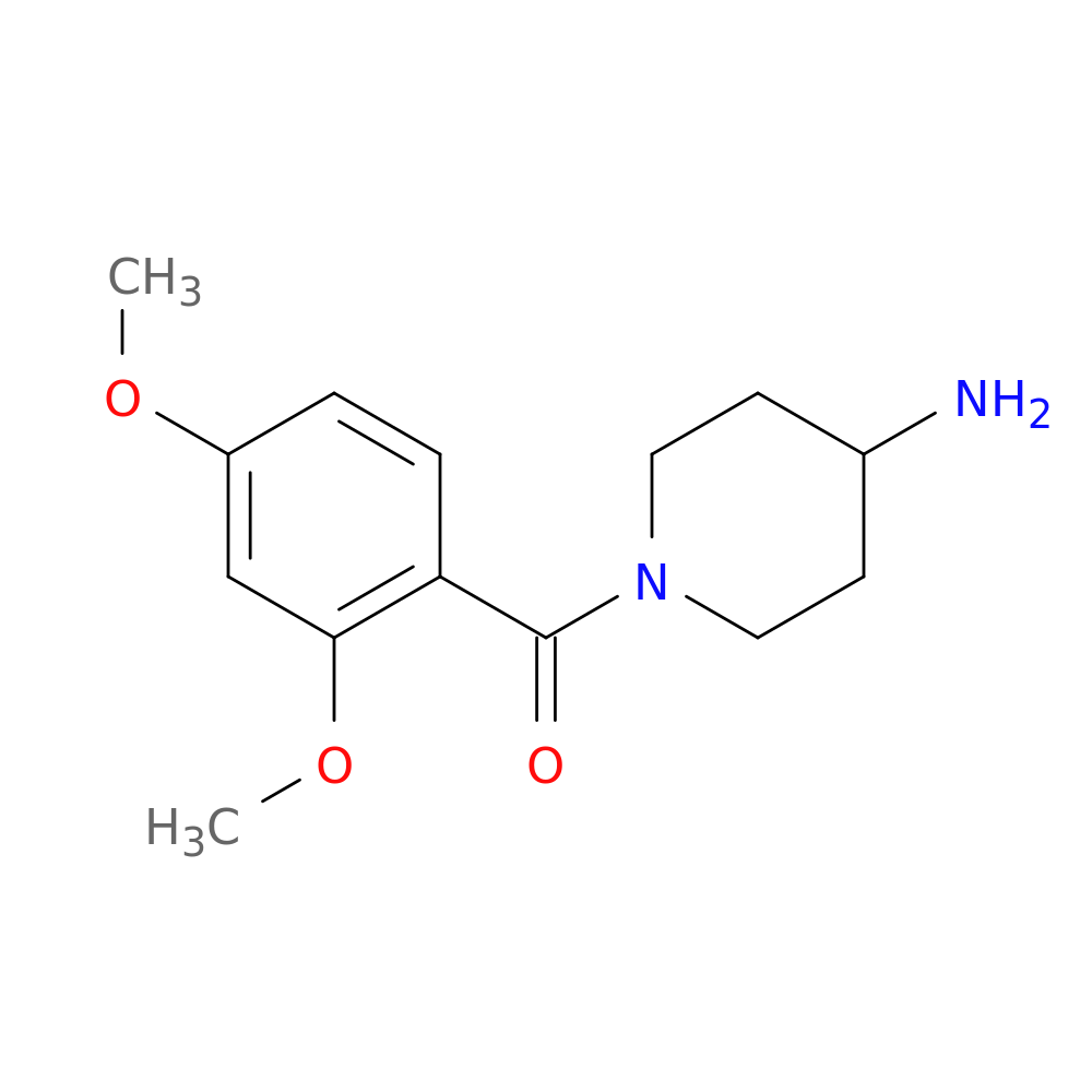 1-(2,4-dimethoxybenzoyl)piperidin-4-amine