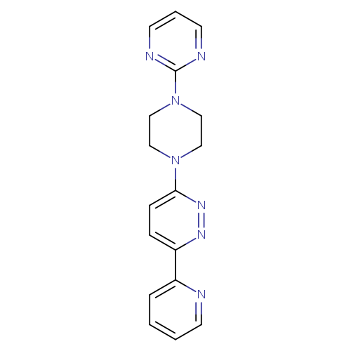 3-(pyridin-2-yl)-6-[4-(pyrimidin-2-yl)piperazin-1-yl]pyridazine
