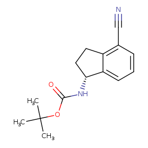 (R)-Tert-Butyl (4-Cyano-2,3-Dihydro-1H-Inden-1-Yl)Carbamate