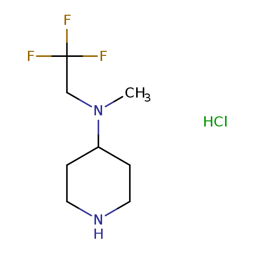 N-methyl-N-(2,2,2-trifluoroethyl)piperidin-4-amine hydrochloride