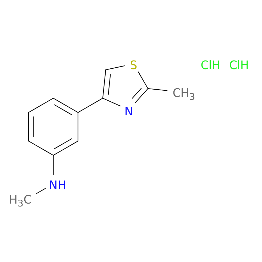 N-methyl-3-(2-methyl-1,3-thiazol-4-yl)aniline dihydrochloride