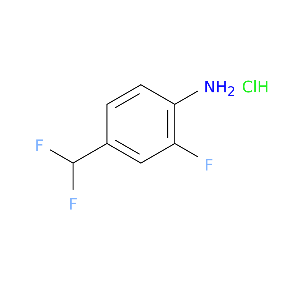 4-(difluoromethyl)-2-fluoroaniline hydrochloride