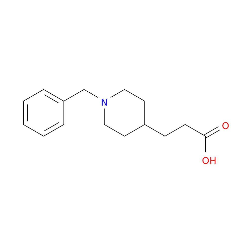 3-(1-benzylpiperidin-4-yl)propanoic acid