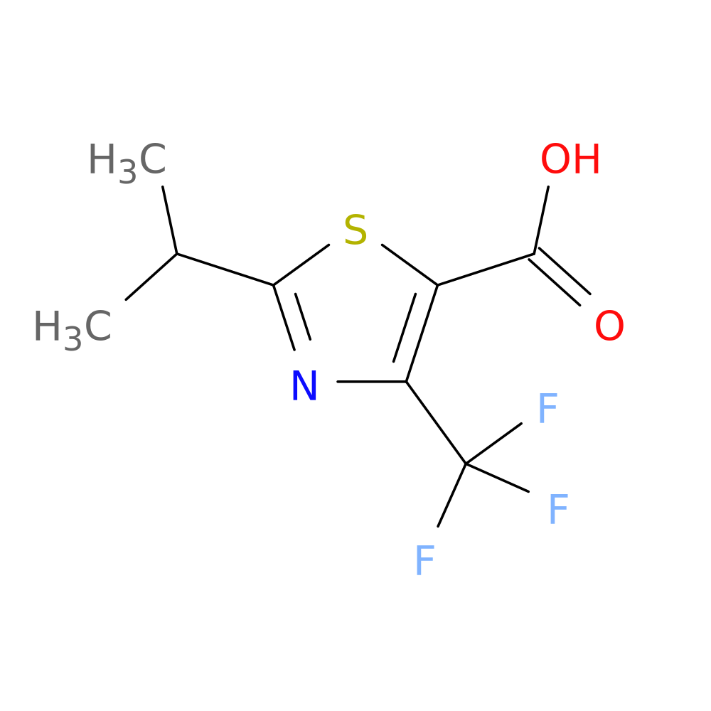 2-(propan-2-yl)-4-(trifluoromethyl)-1,3-thiazole-5-carboxylic acid