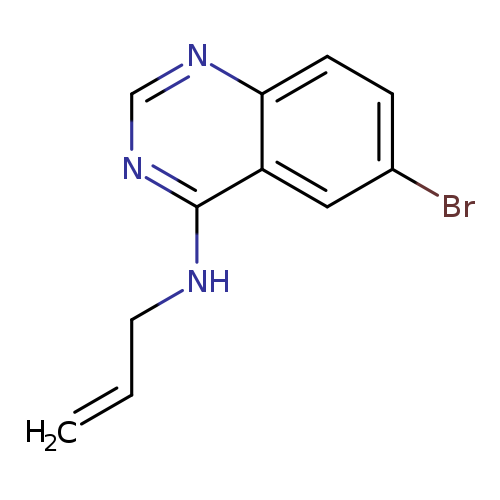 4-Quinazolinamine, 6-bromo-N-2-propen-1-yl-
