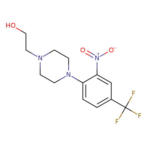 2-[4-[2-Nitro-4-(trifluoromethyl)phenyl]piperazino]-1-ethanol