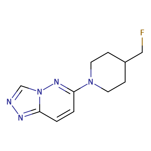 4-(fluoromethyl)-1-{[1,2,4]triazolo[4,3-b]pyridazin-6-yl}piperidine