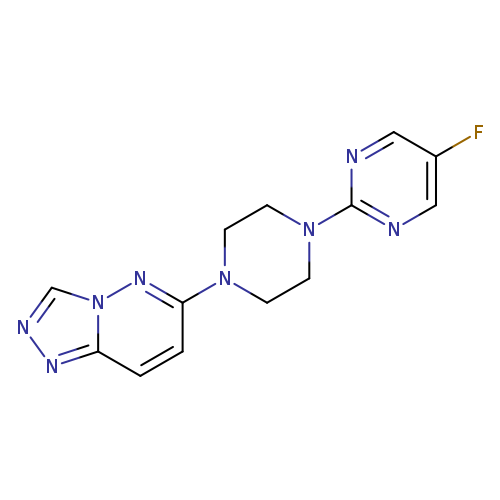 5-fluoro-2-(4-{[1,2,4]triazolo[4,3-b]pyridazin-6-yl}piperazin-1-yl)pyrimidine