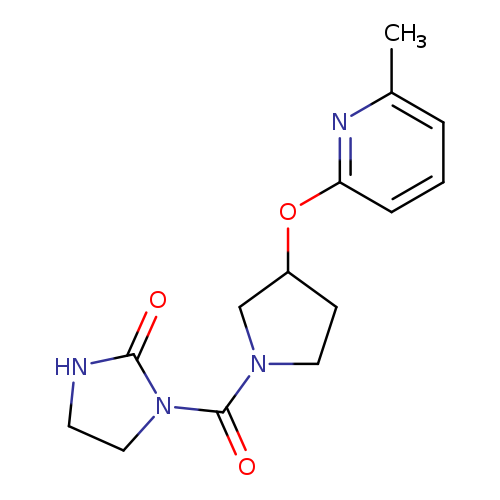 1-{3-[(6-methylpyridin-2-yl)oxy]pyrrolidine-1-carbonyl}imidazolidin-2-one