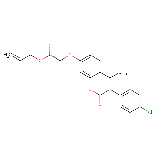 prop-2-en-1-yl 2-{[3-(4-chlorophenyl)-4-methyl-2-oxo-2H-chromen-7-yl]oxy}acetate