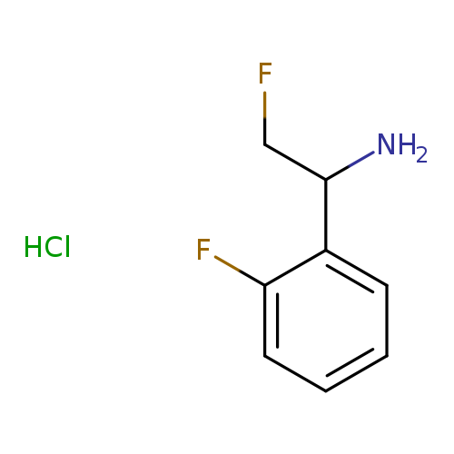2-fluoro-1-(2-fluorophenyl)ethan-1-aminehydrochloride