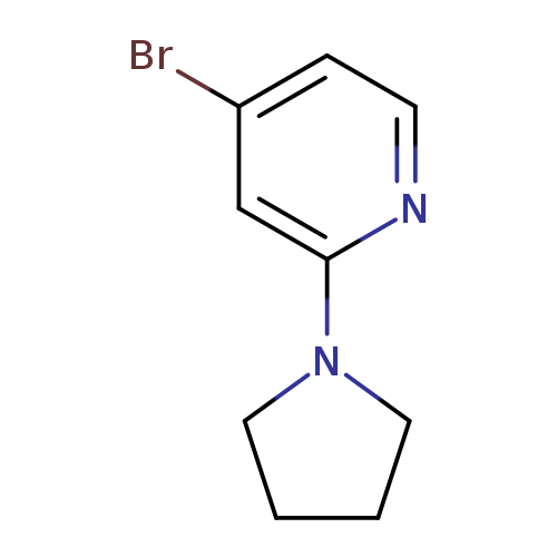 4-Bromo-2-pyrrolidin-1-ylpyridine