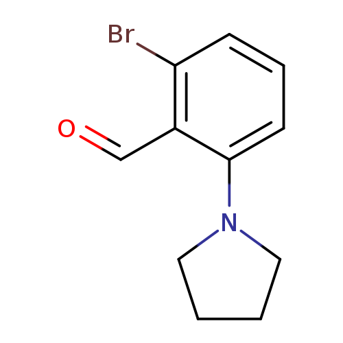 2-Bromo-6-(pyrrolidin-1-yl)benzaldehyde
