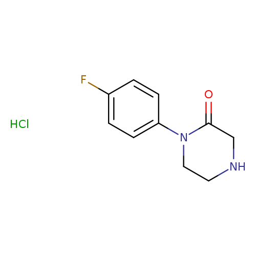 1-(4-Fluorophenyl)piperazin-2-one hydrochloride