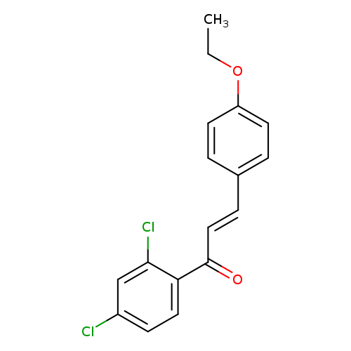 (2E)-1-(2,4-dichlorophenyl)-3-(4-ethoxyphenyl)prop-2-en-1-one