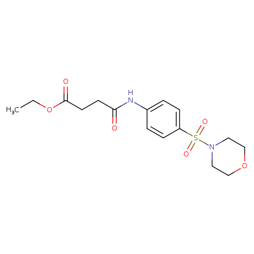ethyl 3-{[4-(morpholine-4-sulfonyl)phenyl]carbamoyl}propanoate