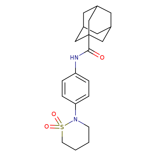 N-[4-(1,1-dioxo-1lambda6,2-thiazinan-2-yl)phenyl]adamantane-1-carboxamide