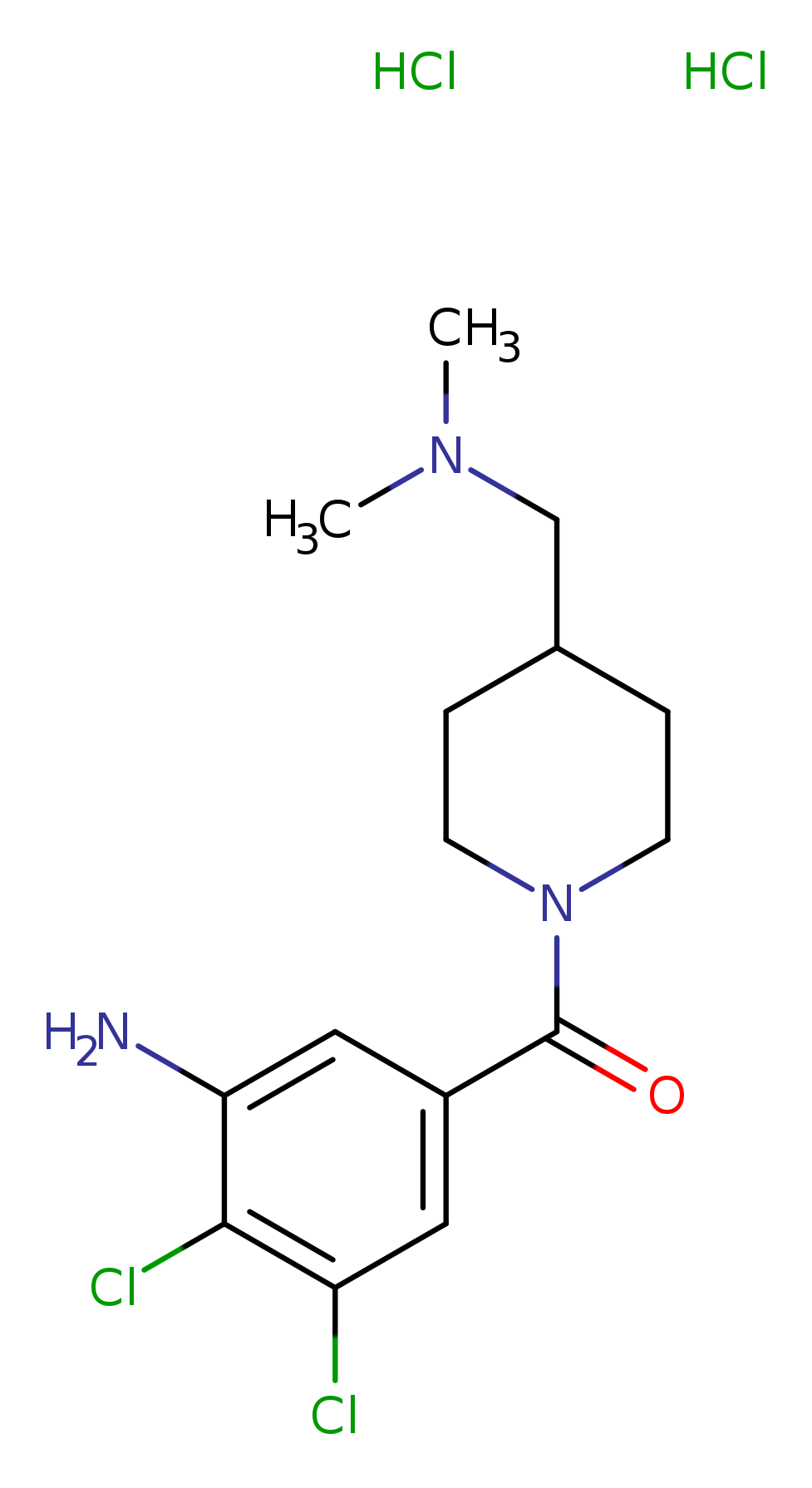 2,3-dichloro-5-{4-[(dimethylamino)methyl]piperidine-1-carbonyl}aniline dihydrochloride