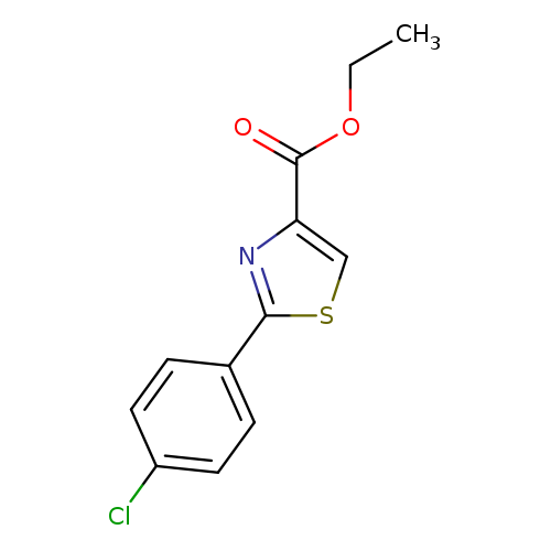 2-(4-CHLORO-PHENYL)-THIAZOLE-4-CARBOXYLIC ACID ETHYL ESTER