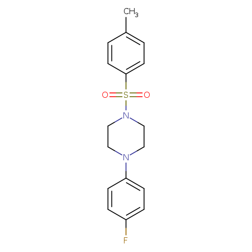 1-(4-fluorophenyl)-4-(p-tolylsulphonyl)piperazine
