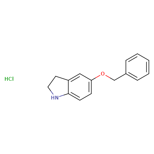 5-BENZYLOXY-INDOLINE HCL
