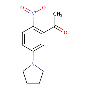 1-[2-nitro-5-(pyrrolidin-1-yl)phenyl]ethan-1-one