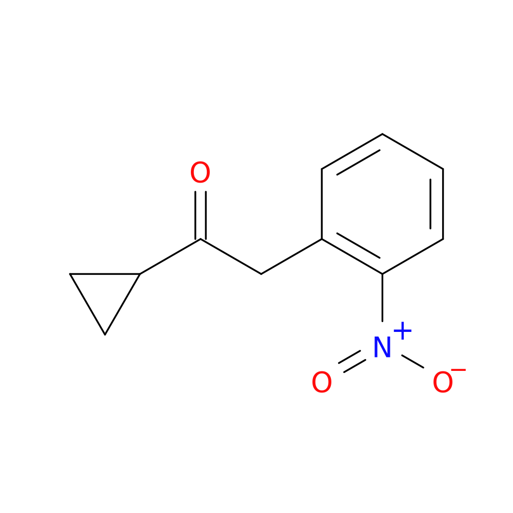 1-cyclopropyl-2-(2-nitrophenyl)ethan-1-one
