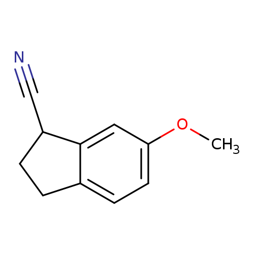 2,3-DIHYDRO-6-METHOXY-1H-INDENE-1-CARBONITRILE