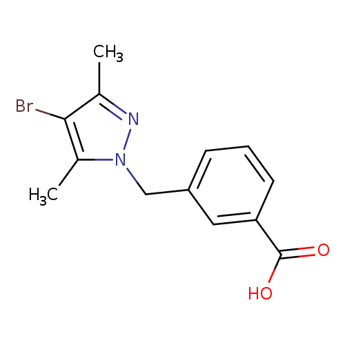 3-[(4-Bromo-3,5-dimethyl-1h-pyrazol-1-yl)methyl]benzoic acid