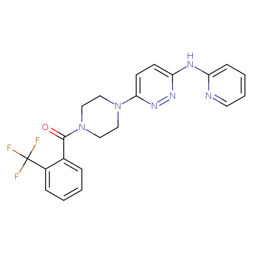 N-(pyridin-2-yl)-6-{4-[2-(trifluoromethyl)benzoyl]piperazin-1-yl}pyridazin-3-amine