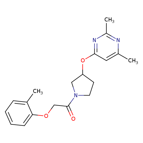1-{3-[(2,6-dimethylpyrimidin-4-yl)oxy]pyrrolidin-1-yl}-2-(2-methylphenoxy)ethan-1-one