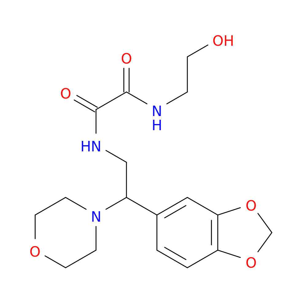 N'-[2-(2H-1,3-benzodioxol-5-yl)-2-(morpholin-4-yl)ethyl]-N-(2-hydroxyethyl)ethanediamide