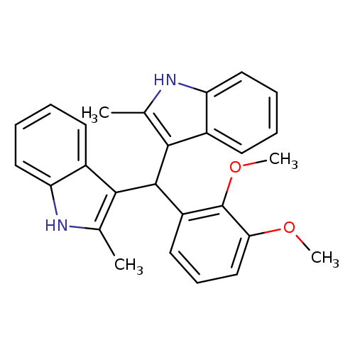 3-[(2,3-dimethoxyphenyl)(2-methyl-1H-indol-3-yl)methyl]-2-methyl-1H-indole
