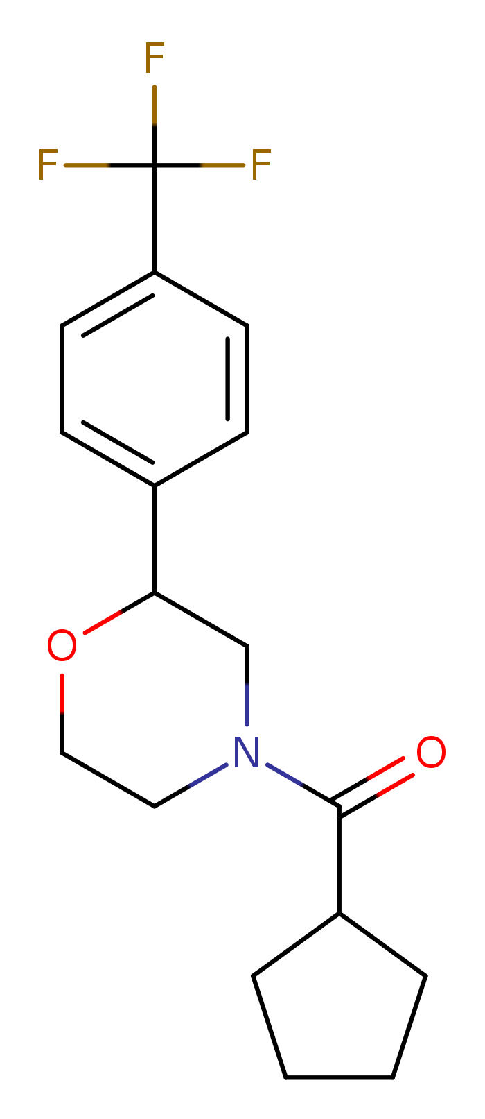 4-cyclopentanecarbonyl-2-[4-(trifluoromethyl)phenyl]morpholine