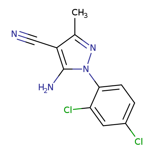5-Amino-4-cyano-1-(2,4-dichlorophenyl)-3-methyl-1H-pyrazole