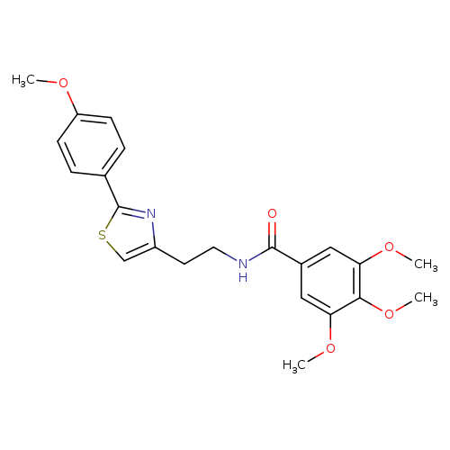 3,4,5-trimethoxy-N-{2-[2-(4-methoxyphenyl)-1,3-thiazol-4-yl]ethyl}benzamide