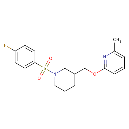 2-{[1-(4-fluorobenzenesulfonyl)piperidin-3-yl]methoxy}-6-methylpyridine