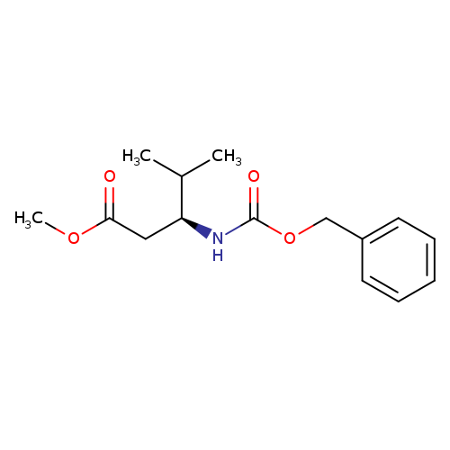 (S)-Methyl 3-(benzyloxycarbonylamino)-4-methylpentanoate