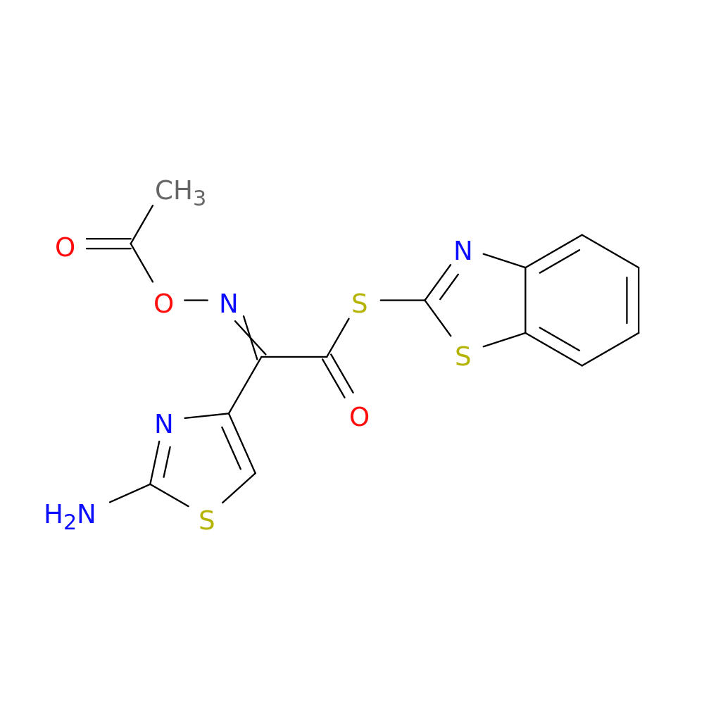 (Z)-S-Benzo[d]thiazol-2-yl 2-(acetoxyimino)-2-(2-aminothiazol-4-yl)ethanethioate