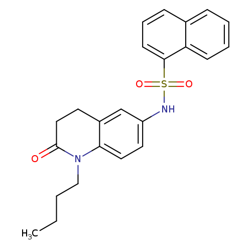 N-(1-butyl-2-oxo-1,2,3,4-tetrahydroquinolin-6-yl)naphthalene-1-sulfonamide