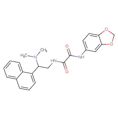 N-(2H-1,3-benzodioxol-5-yl)-N'-[2-(dimethylamino)-2-(naphthalen-1-yl)ethyl]ethanediamide