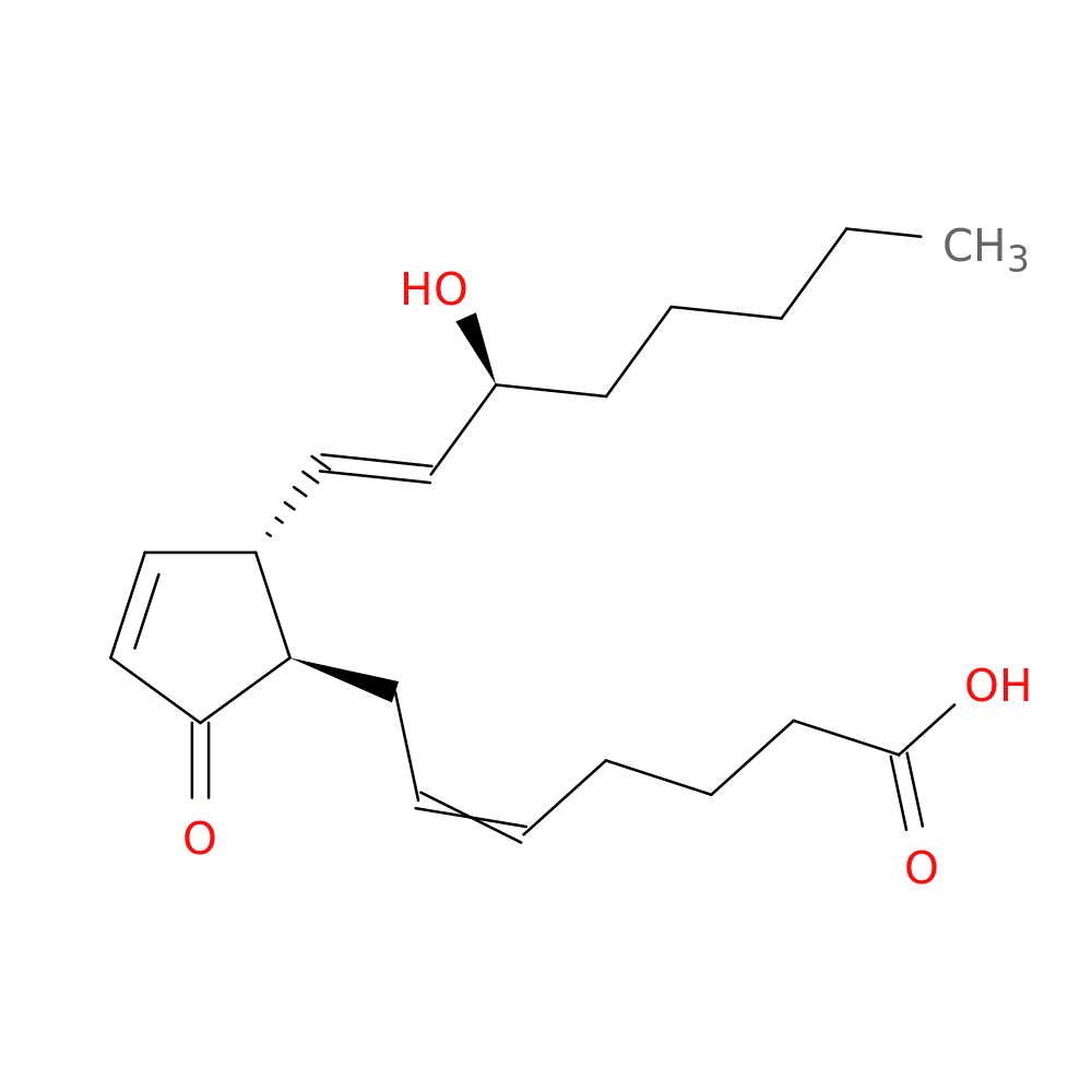 (5Z)-7-[(1R,2S)-2-[(3S)-3-hydroxyoct-1-en-1-yl]-5-oxocyclopent-3-en-1-yl]hept-5-enoic acid