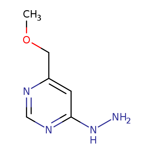 4-hydrazinyl-6-(methoxymethyl)pyrimidine