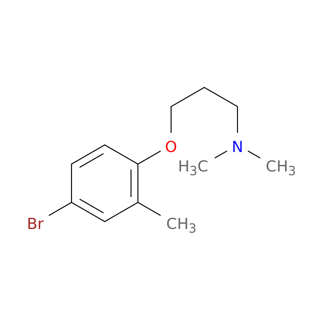 [3-(4-bromo-2-methylphenoxy)propyl]dimethylamine