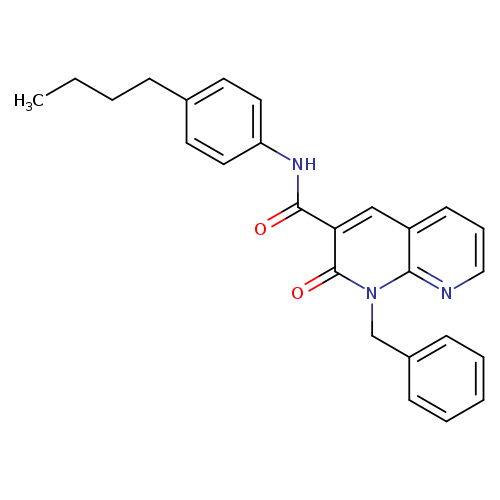 1-benzyl-N-(4-butylphenyl)-2-oxo-1,2-dihydro-1,8-naphthyridine-3-carboxamide