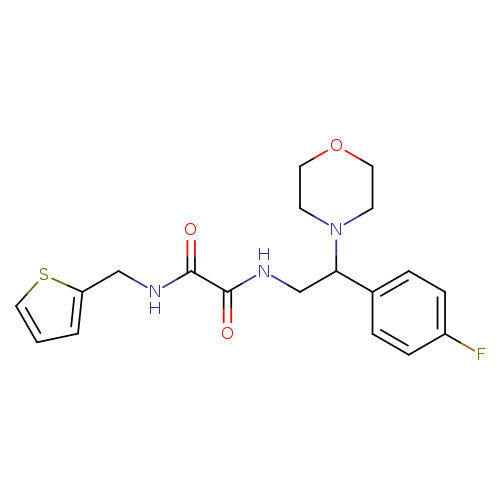 N'-[2-(4-fluorophenyl)-2-(morpholin-4-yl)ethyl]-N-[(thiophen-2-yl)methyl]ethanediamide