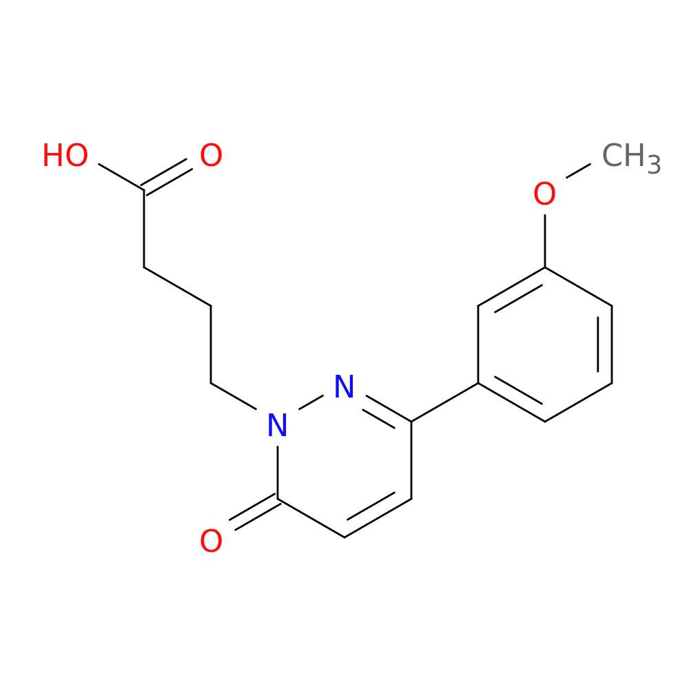 4-[3-(3-methoxyphenyl)-6-oxo-1,6-dihydropyridazin-1-yl]butanoic acid