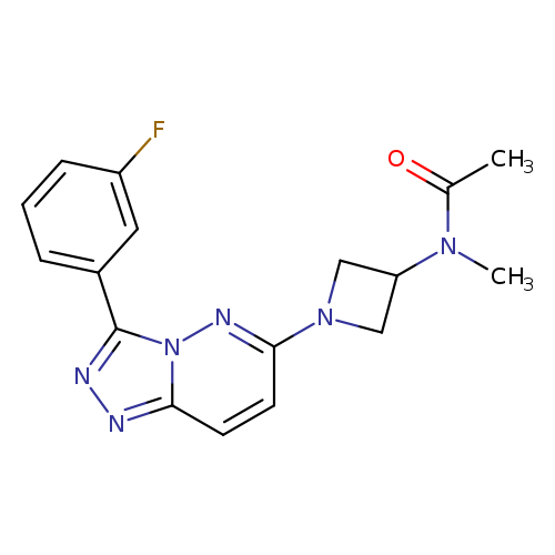 N-{1-[3-(3-fluorophenyl)-[1,2,4]triazolo[4,3-b]pyridazin-6-yl]azetidin-3-yl}-N-methylacetamide