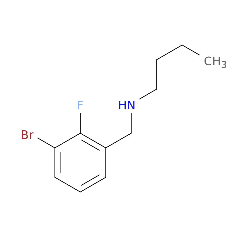1-Bromo-2-fluoro-3-(butylaminomethyl)benzene