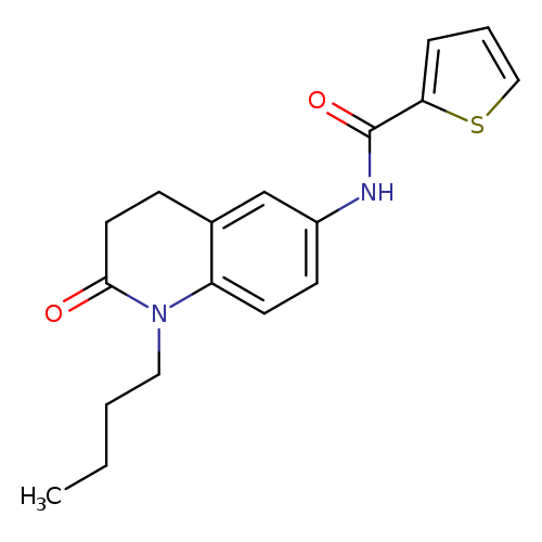 N-(1-butyl-2-oxo-1,2,3,4-tetrahydroquinolin-6-yl)thiophene-2-carboxamide